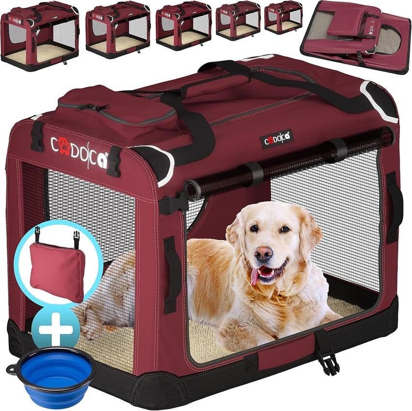 Foldable fabric car crate for dogs, S–XL0 kg) - photo 4