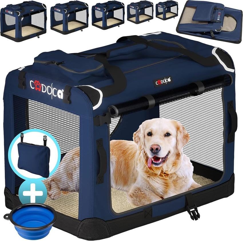 Foldable fabric car crate for dogs, S–XL0 kg) - photo 6