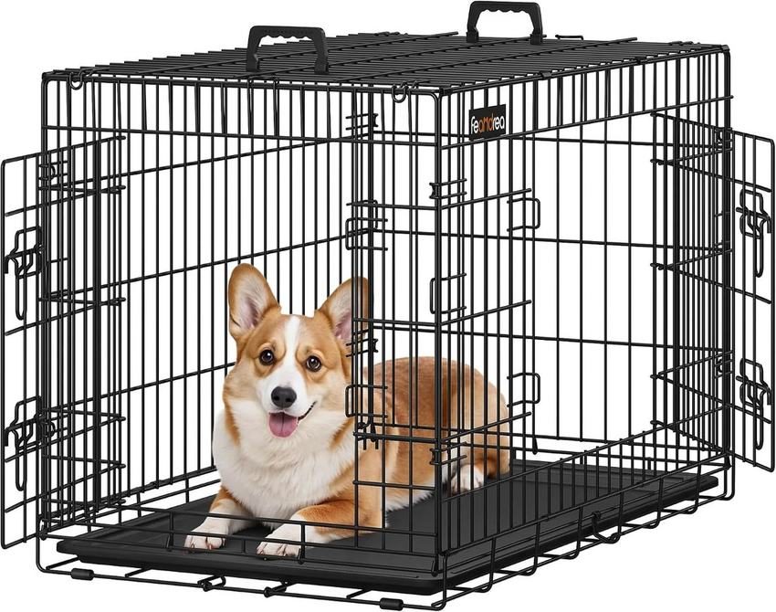 Foldable two-door dog crate, 76–122 cm0 kg) - photo 4