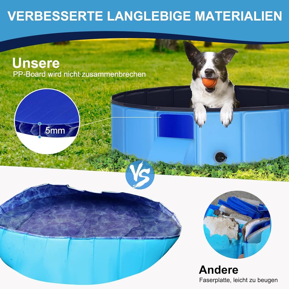 Ezilif 0.6 mm wear-resistant pool with hose adapter, 80 / 120 / 160 cm — 3