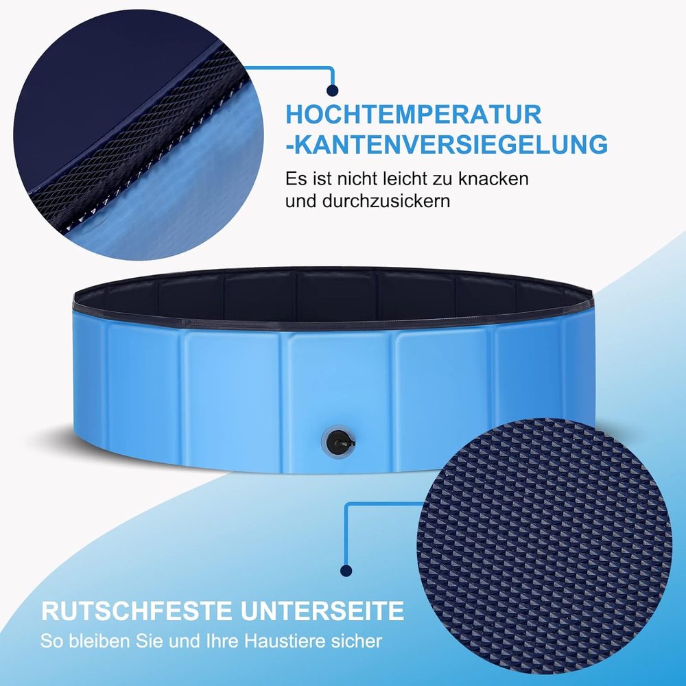 Ezilif 0.6 mm wear-resistant pool with hose adapter, 80 / 120 / 160 cm — 6