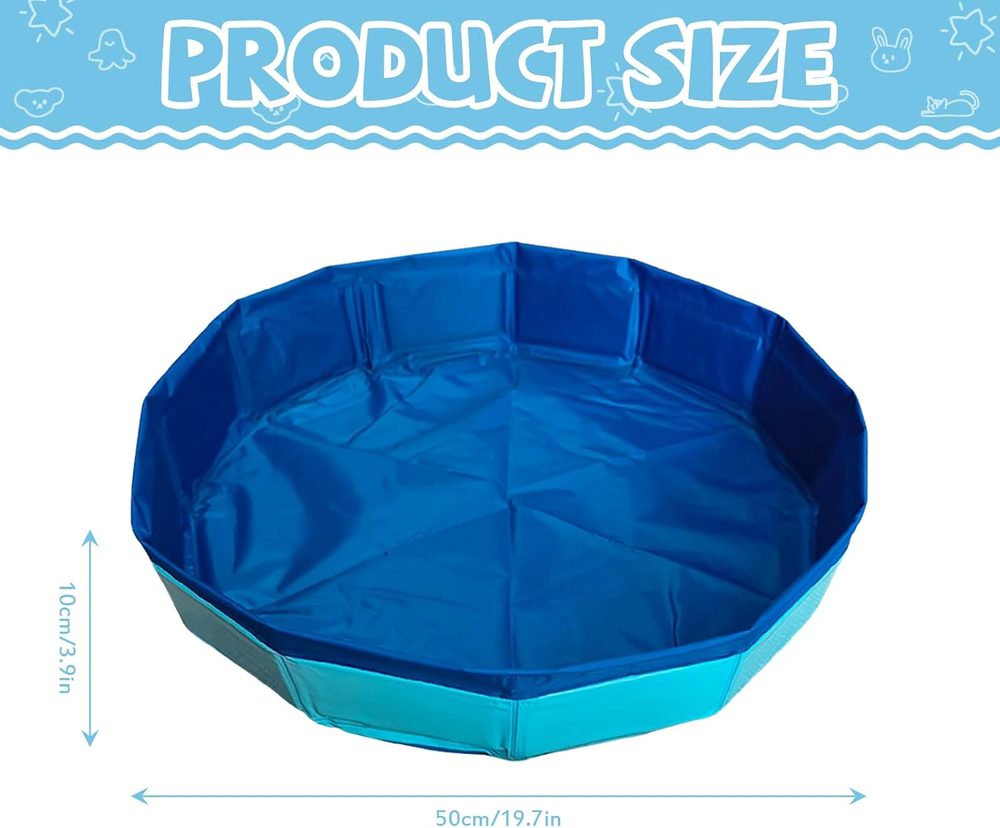 Mini cat pool with six floating fish, 50 cm — 2