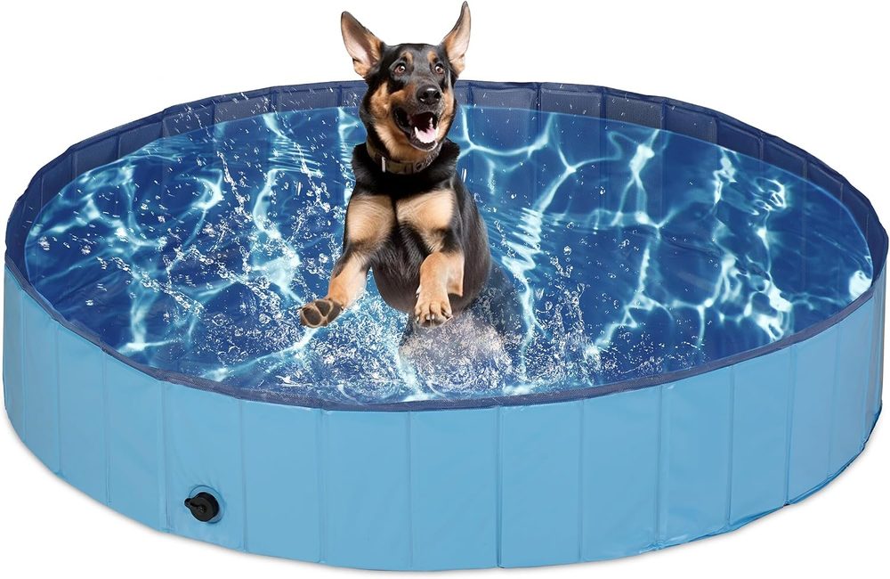 Relaxdays compact pool with drain valve, 80 cm — 8