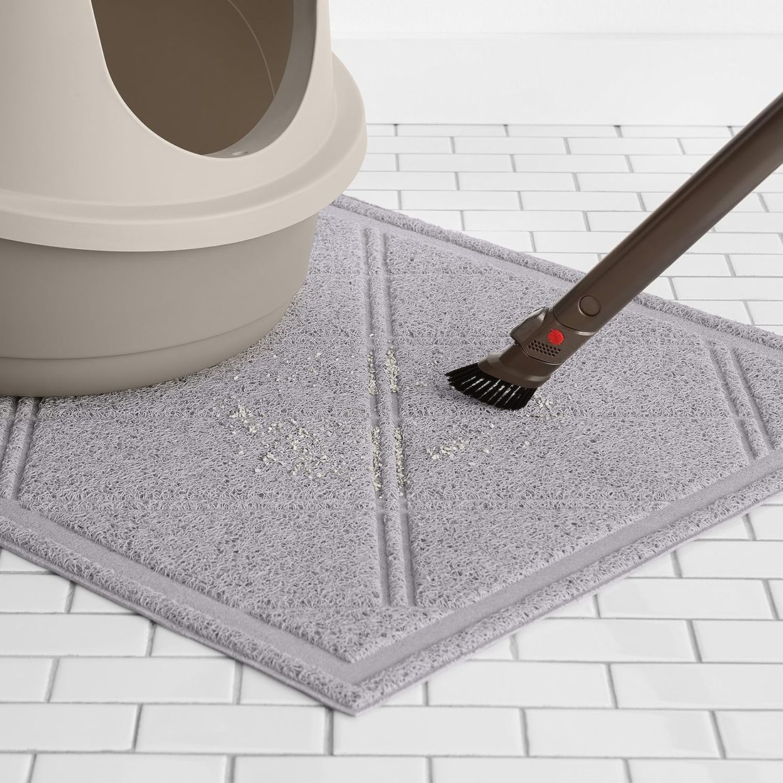 Underside of the mat with waterproof textured base