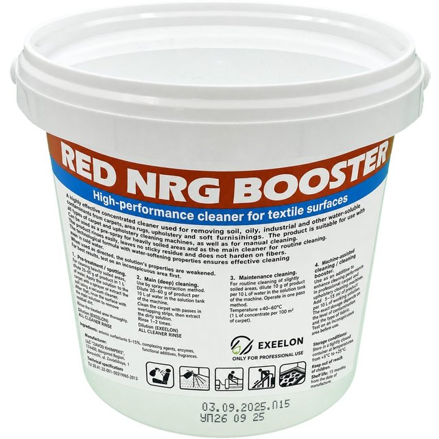 RED NRG BOOSTER - textile cleaning enhancer