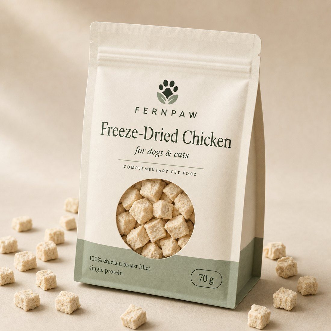 Freeze-dried chicken treats, 70 g - photo 2
