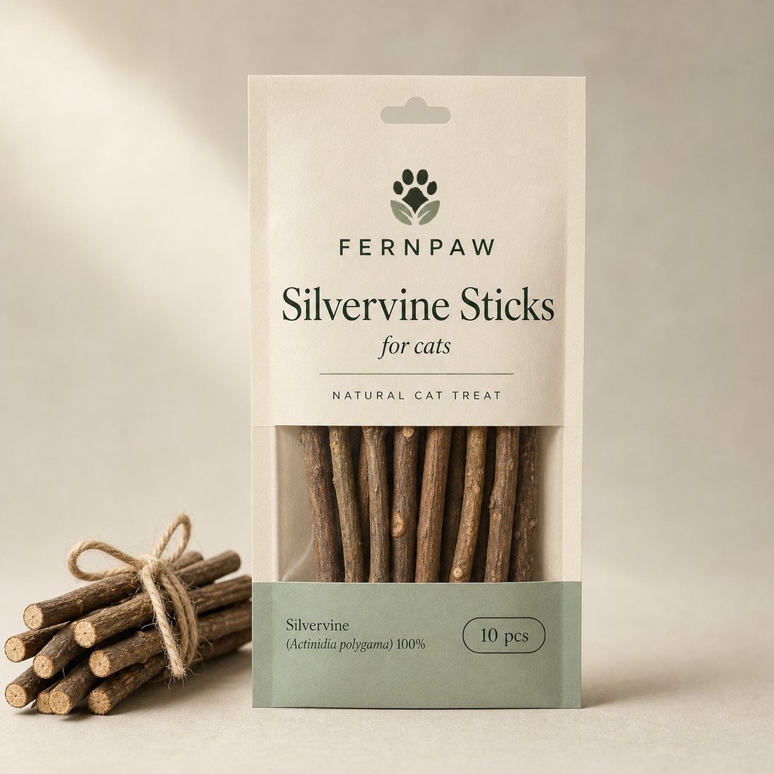 Matatabi chewing sticks for cats, 10 pcs - photo 1