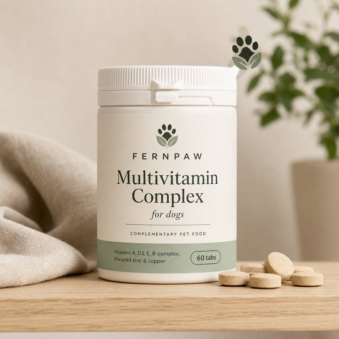 Vitamin-mineral complex for dogs, 60 tablets - photo 3
