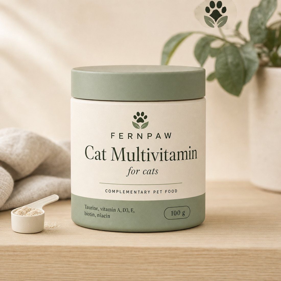 Multivitamin for cats with taurine, powder 100 g - photo 3