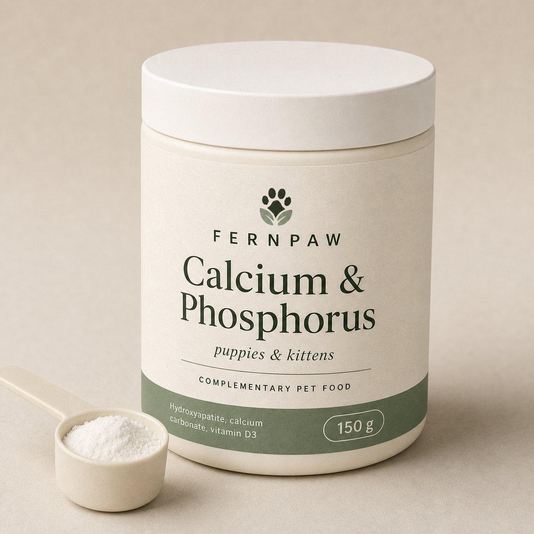 Calcium and phosphorus for puppies and kittens, 150 g - photo 2
