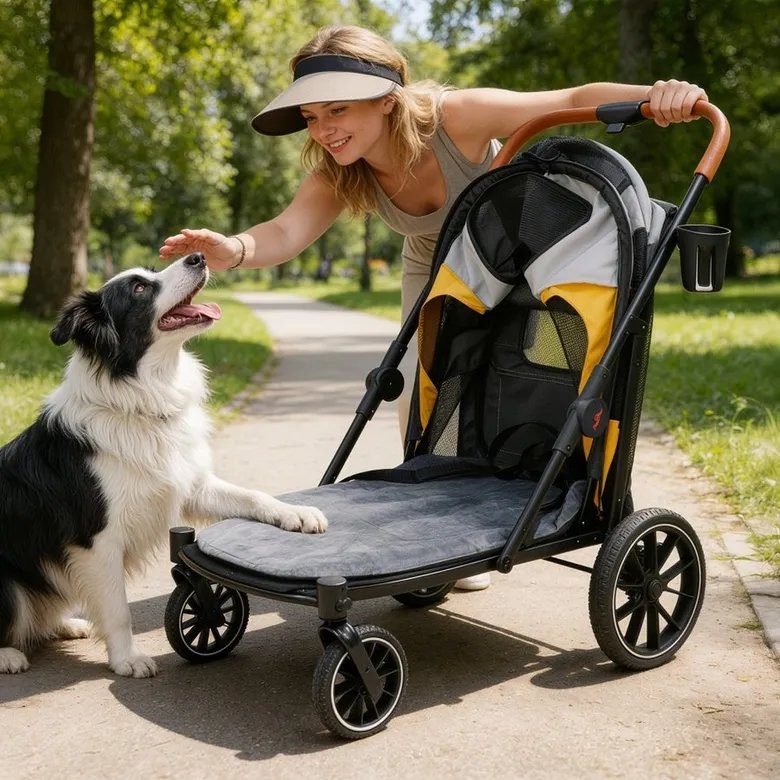 Reinforced stroller for large dogs (up to 50 kg) - photo 1