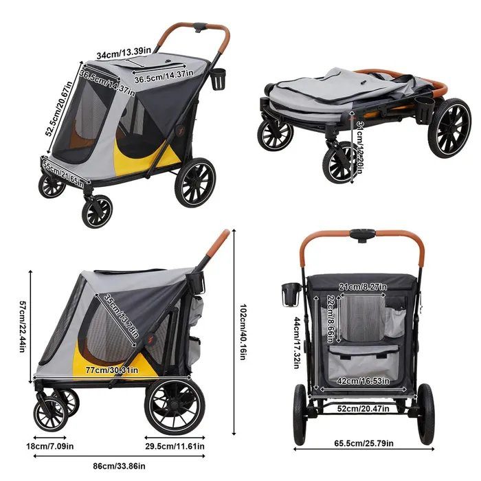 Reinforced stroller for large dogs (up to 50 kg) - photo 5