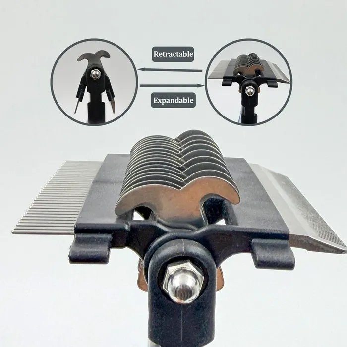 Double-sided brush-deshedder for dogs and cats - photo 5