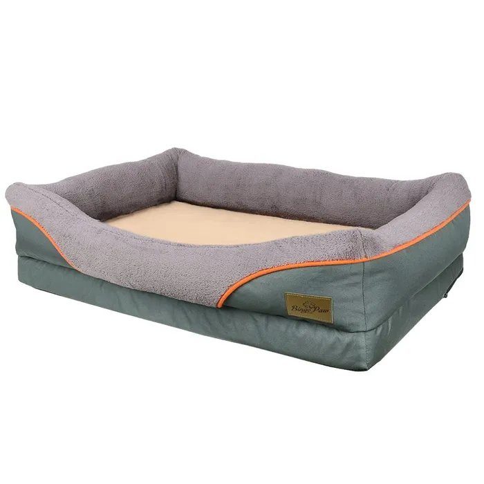 Bed with a side and a removable cover for dogs - photo 5